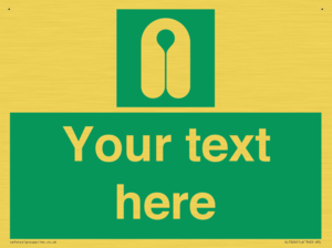 Custom sign safe condition Lifejacket